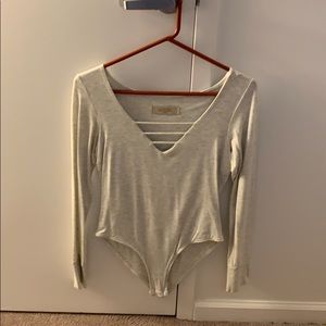 Heather Grey Bodysuit